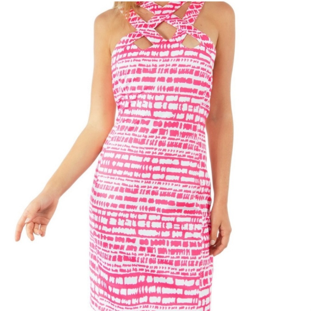 Gretchen Scott Pink Hotsie Totsie Size L NWOT